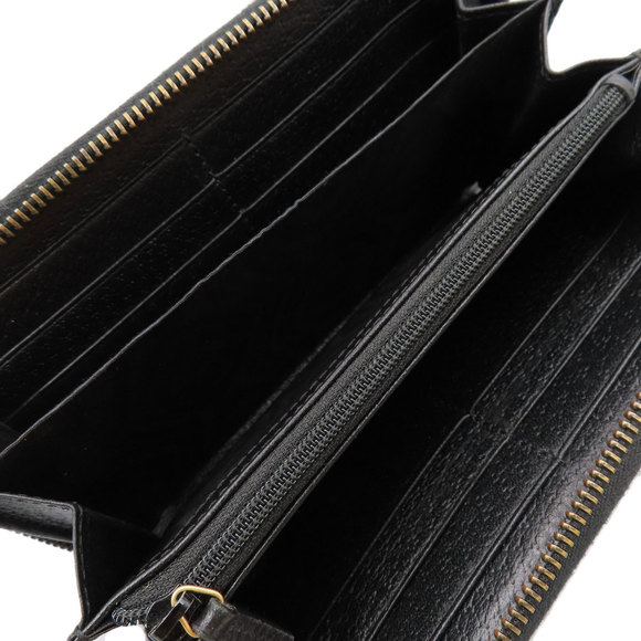 Gucci Round Zipper Metal Bee Animalie Long Wallet Leather - Picture 4 of 9